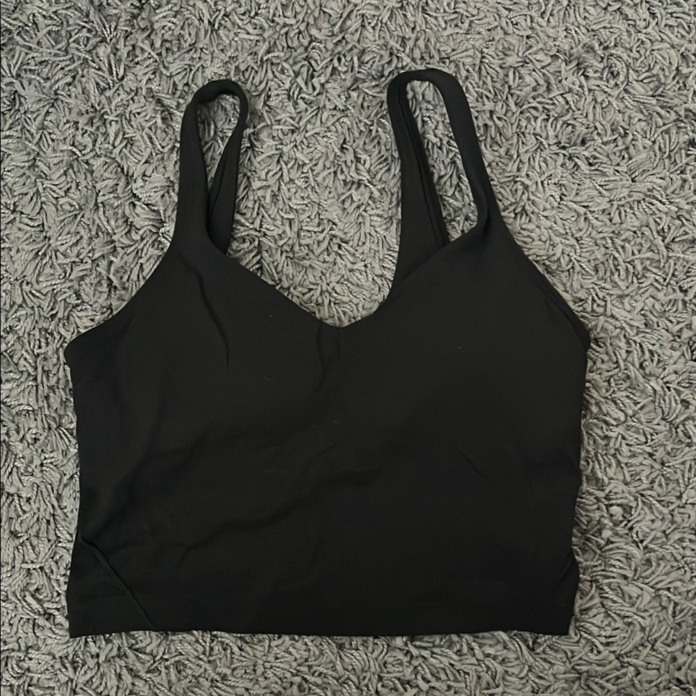Women's black lululemon align tank